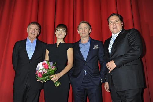 Olivia Wilde attends the Berlin premiere of Cowboys and Aliens on August 8, 2011 