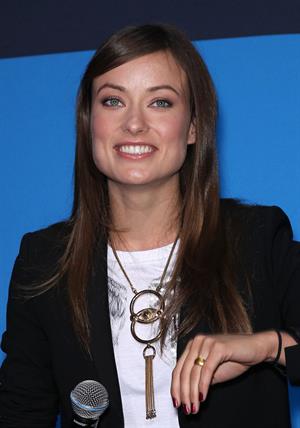 Olivia Wilde at the Blackberry booth at the 2011 CES in Las Vegas n December 7, 2011