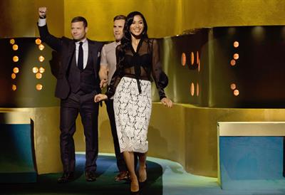 Nicole Scherzinger At The Jonathan Ross Show in London - October 4, 2012 