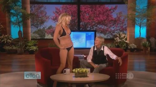 Pamela Anderson in a bikini