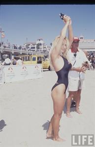 Pamela Anderson in a bikini
