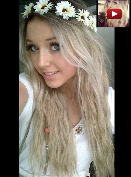 Chloe Harwood taking a selfie